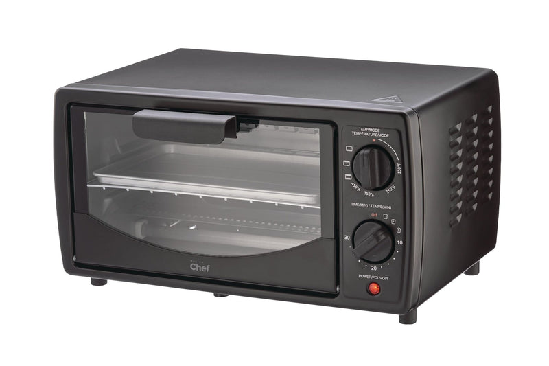 4-Slice Compact Toaster Oven, 2-Rack, Black H2425