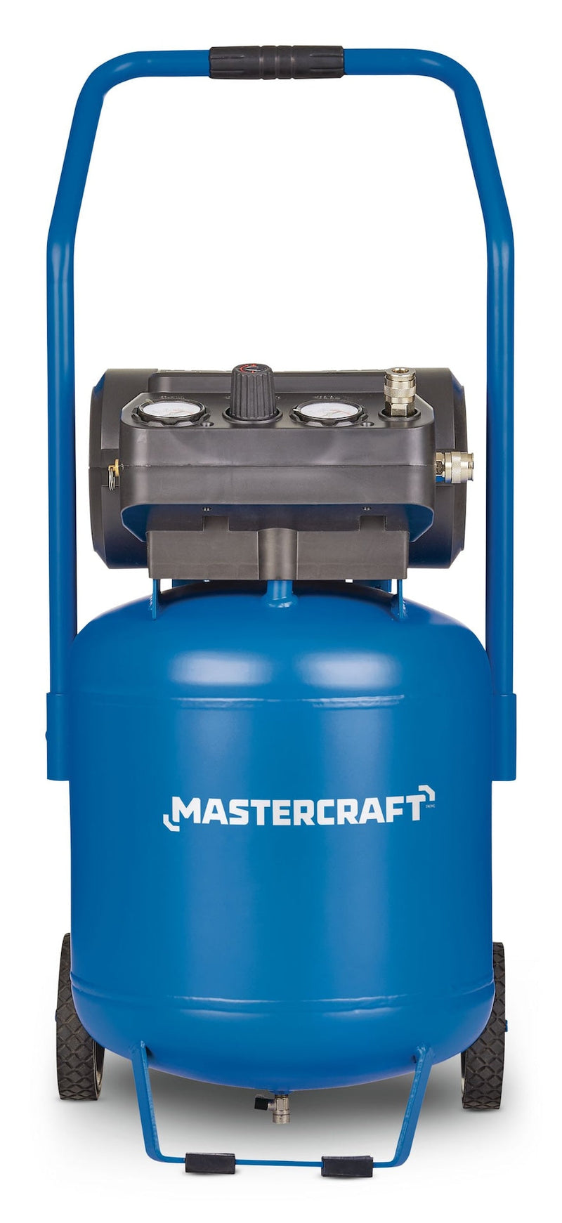 10-Gallon Oil-Free Portable Vertical/Horizontal Air Compressor, 135 PSI, 1.8 HP F6091