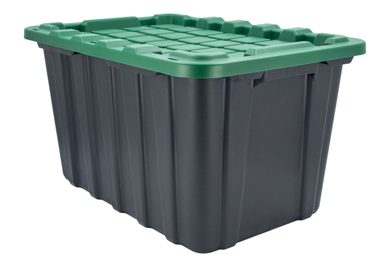 102-L Heavy-Duty Green/Black Tote L5867