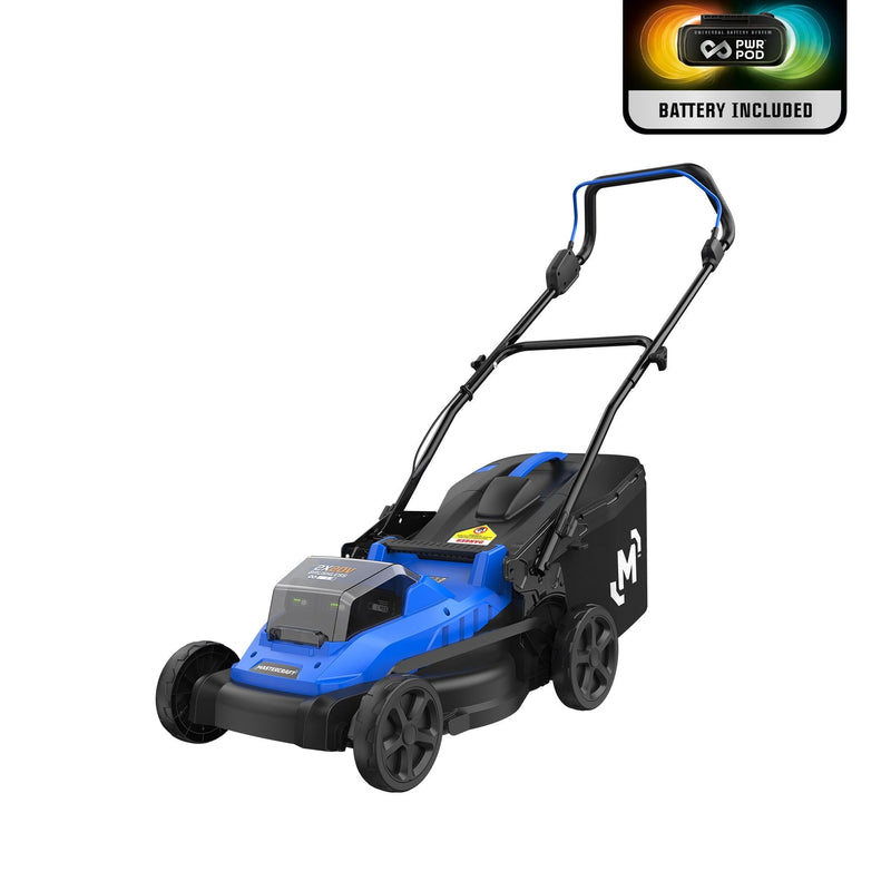 2 x 20V Cordless 18-in Brushless Push Lawn Mower Kit with 2 5 Ah Batteries and Charger E6457
