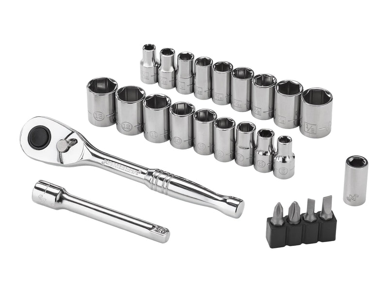 25 Piece 1/4" Drive Socket Set A9357