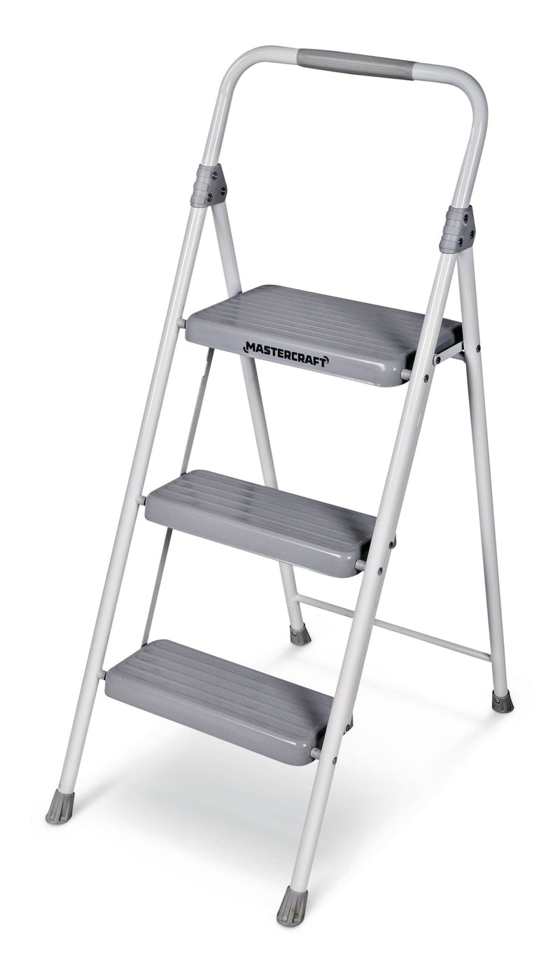 3-Step Metal Folding Step Stool, 225-lb, 3.2 ft Z4469