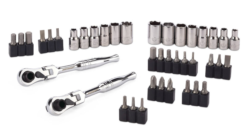 39 Piece 1/4" Micro Ratchet/Driver Set T1622