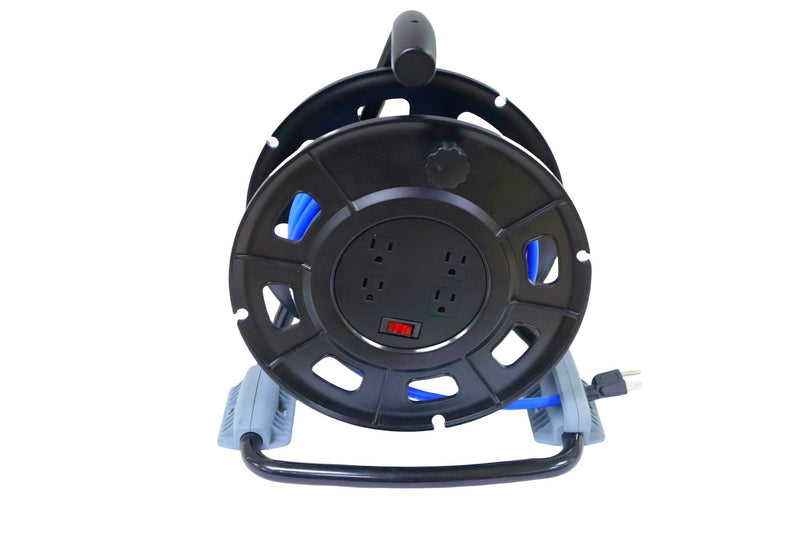 50-ft 14-Gauge Black Cord Reel with Stand V9475