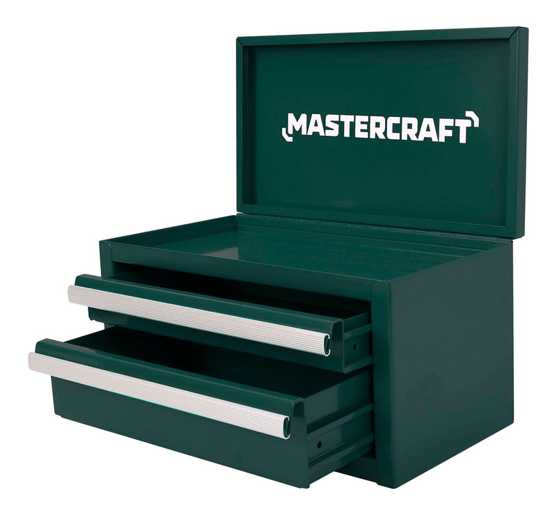 Miniature 2-Drawer Green Steel Toolbox G5845
