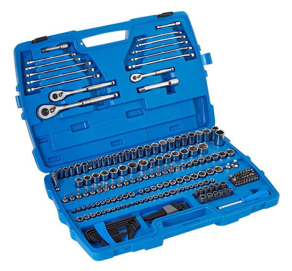 Socket Set, 233-pc, SAE / Metric, Nickel-Chrome Plating Q6425