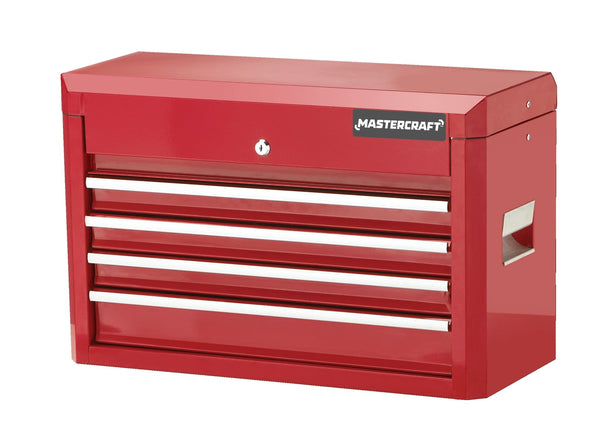 Tool Chest with 4 Drawers, Deep Red, 24-in C5735