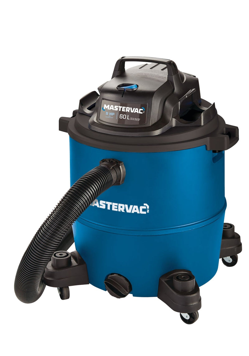 Mastervac VOC1610PF 5.0 Peak HP Wet/Dry Shop Vacuum, 60-L N3668