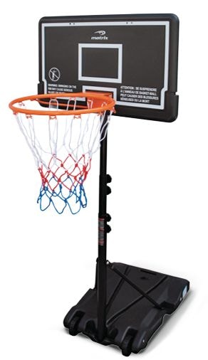 4-in-1 Jr Portable Adjustable Basketball Backboard System with Wheels Z6022