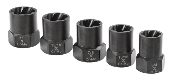 1/2-in Drive Impact Bolt & Nut Remover Set, 5-pc S2285