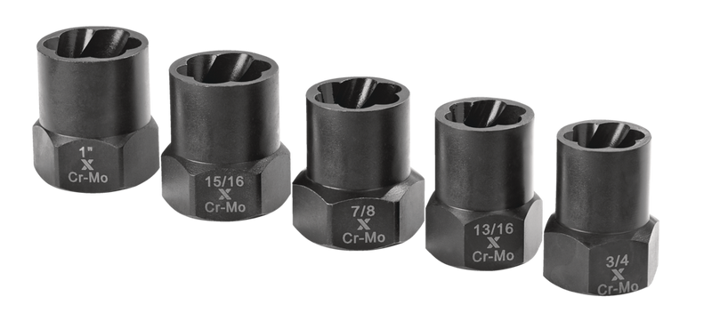 1/2-in Drive Impact Bolt & Nut Remover Set, 5-pc S2285