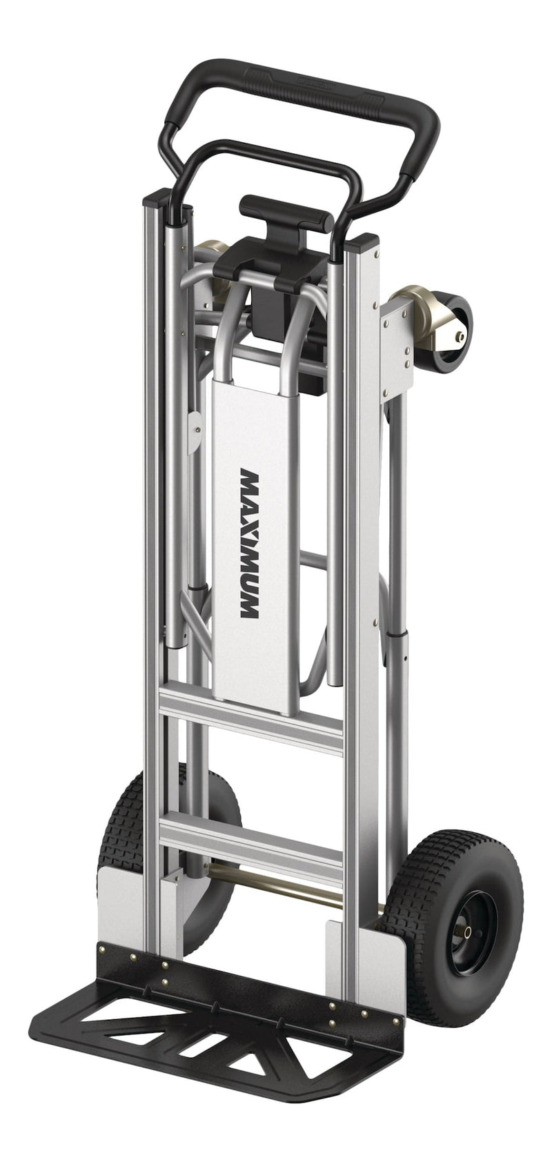 3-in-1 Hybrid Aluminum Hand Truck & Cart, 800 lb & 1000 lb Load Capacity, No Assembly Required Q9537