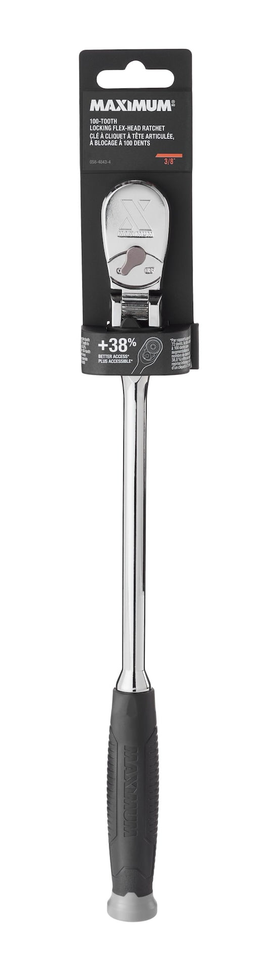 3/8" Drive Comfort Grip Locking Flex Head Ratchet G1893