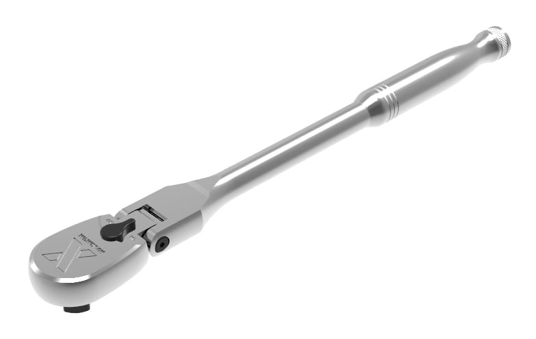 3/8-in Drive 90-Tooth Flex Ratchet, CRV, Chrome Plating, 11-in D5874