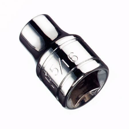 3/8-in Drive Assorted Sizes Regular Socket, 6-Point, Nickel-Chrome Plating K3165