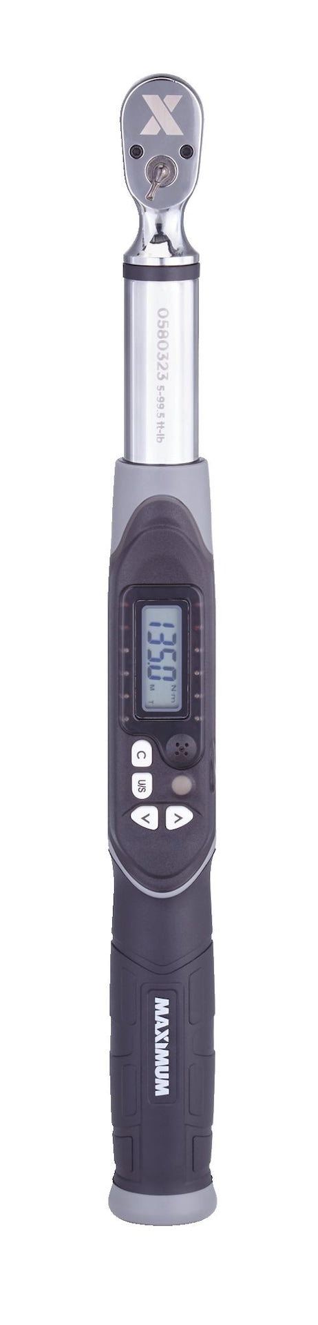 3/8-in Drive Digital Torque Wrench, 5-99.5 ft-lbs R6017