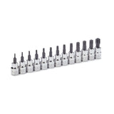 3/8-in Drive Tamper Proof Star-drive Bit Socket Set, Heat-Treated, 13-pc