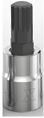 3/8-in Drive Triple Square Socket, Hex Bit L5429
