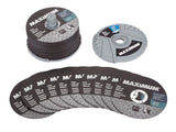 4-1/2-in x 3/64-in Aluminum Oxide Thin Cut off Wheel for Metal, 50-pk