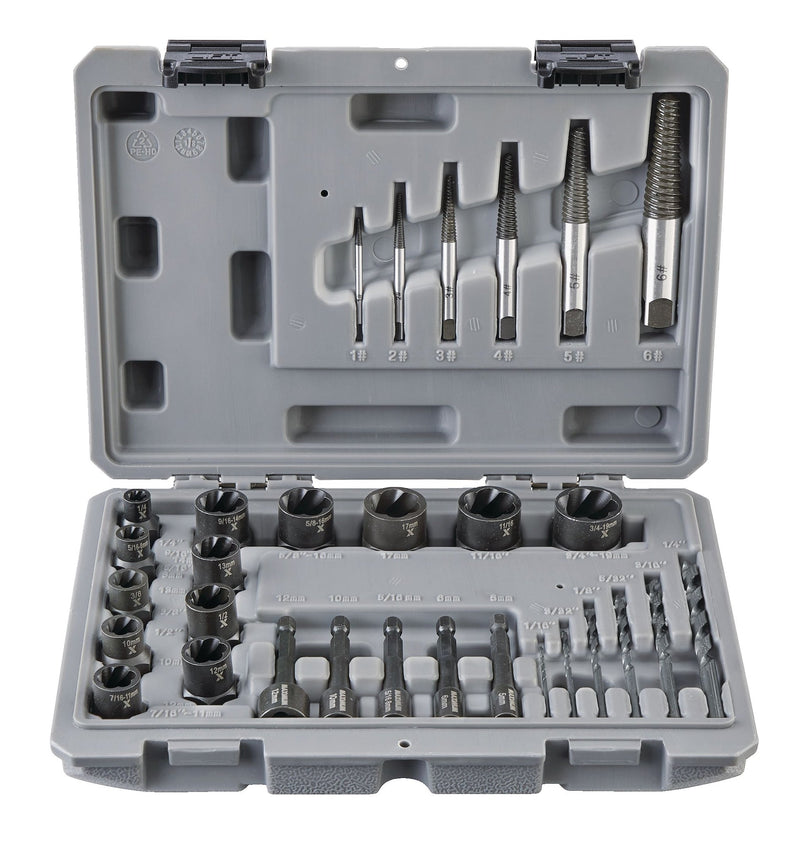 Bolt Remover Set, 30-pc, SAE/Metric S1507