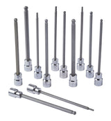 Long-Arm Ball End Bit Socket Set, 3/8-in, 12-pc
