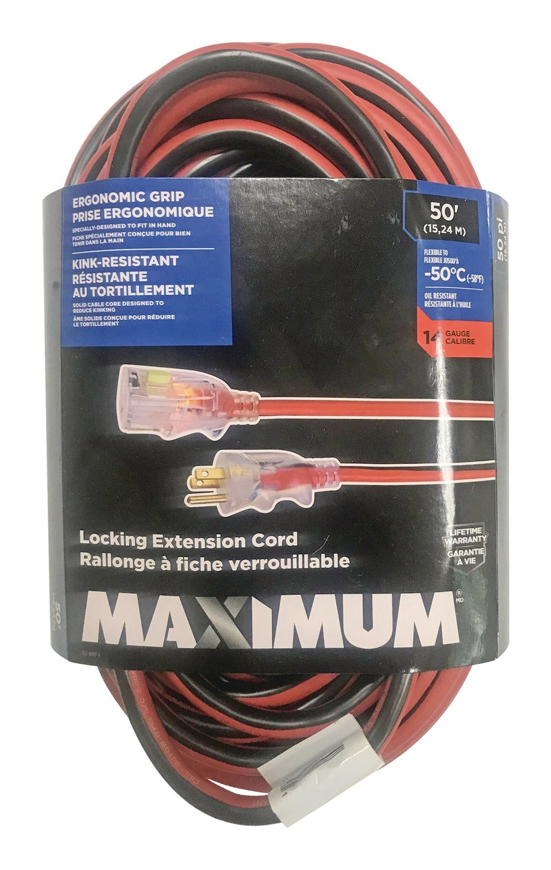 Outdoor Extension Cord with Power Indicator Light, 50-ft U5304