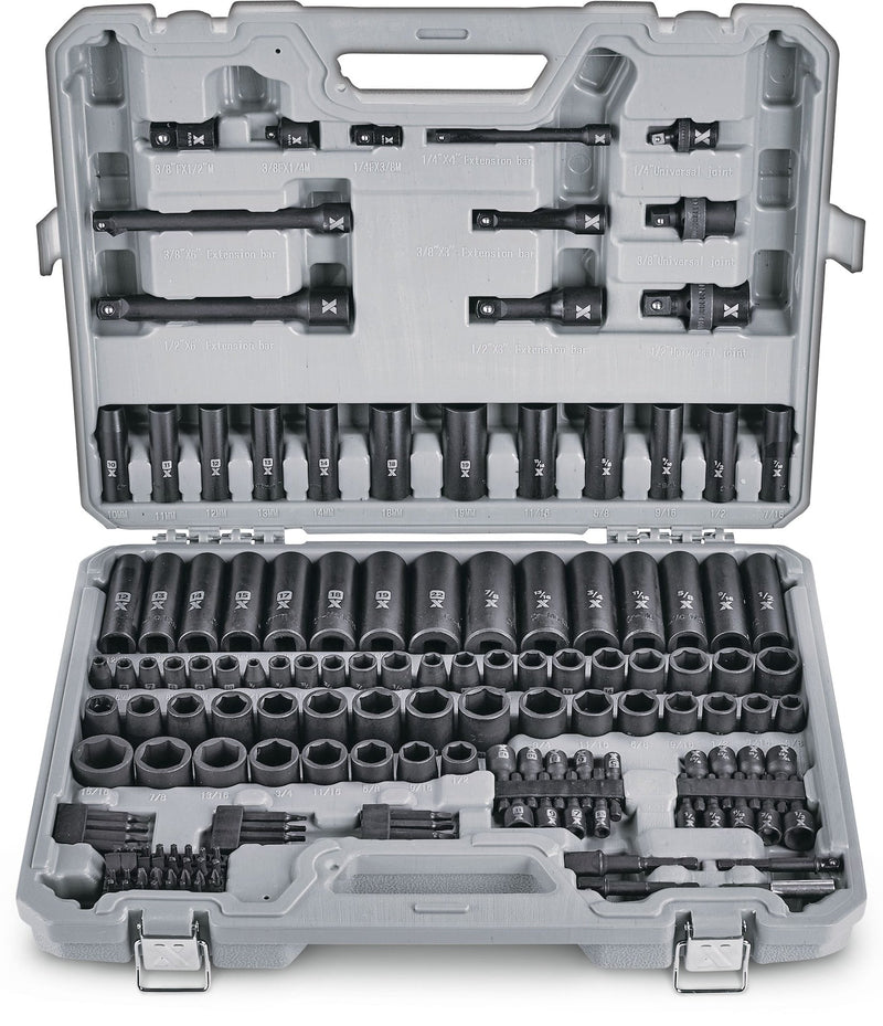 Professional Grade Impact Socket Set, 150-pc, SAE / Metric, CRMO C5598