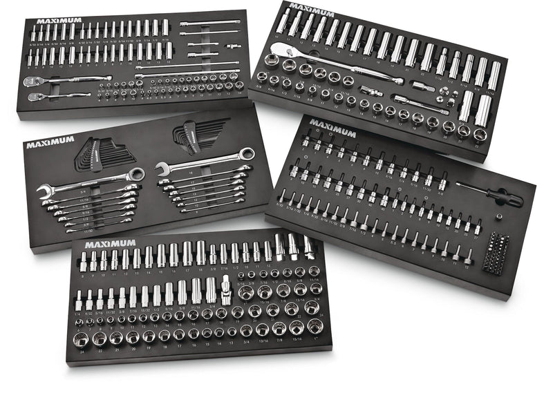Professional Grade Socket Set, 346-pc, CRV, Nickel-Chrome Plating J2292