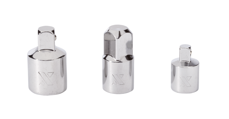 Socket Adapter Set, 3-pc, Nickel-Chrome Plating F4605