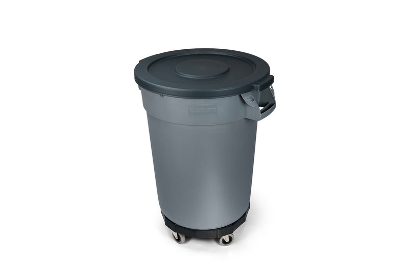 Universal Commercial Heavy-Duty Resin Garbage Can Dolly, Black O3336