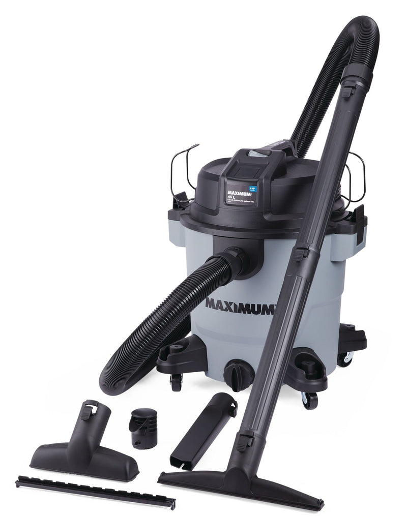 VJH1211PF 6.0 Peak HP Portable Wet/Dry Shop Vacuum with Hose and Accessories, 45-L X7184