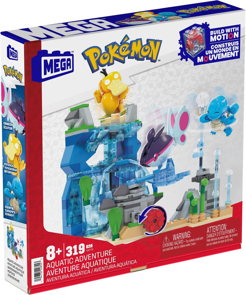 Mega Adventure Builder Aquatic Adventure Toy Building Set, 319-pc Z4913