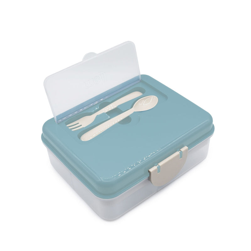 Two-Tiered Bento Food Storage Container, Sage Mint K5649