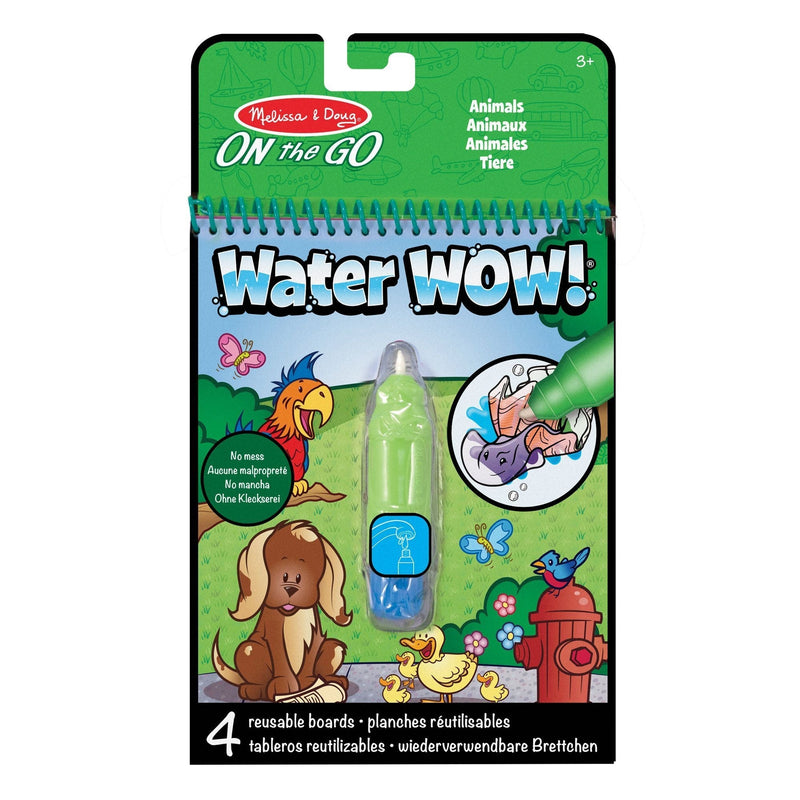 On the Go Water Wow! Reusable Water-Reveal Activity Pad - Animals G8812
