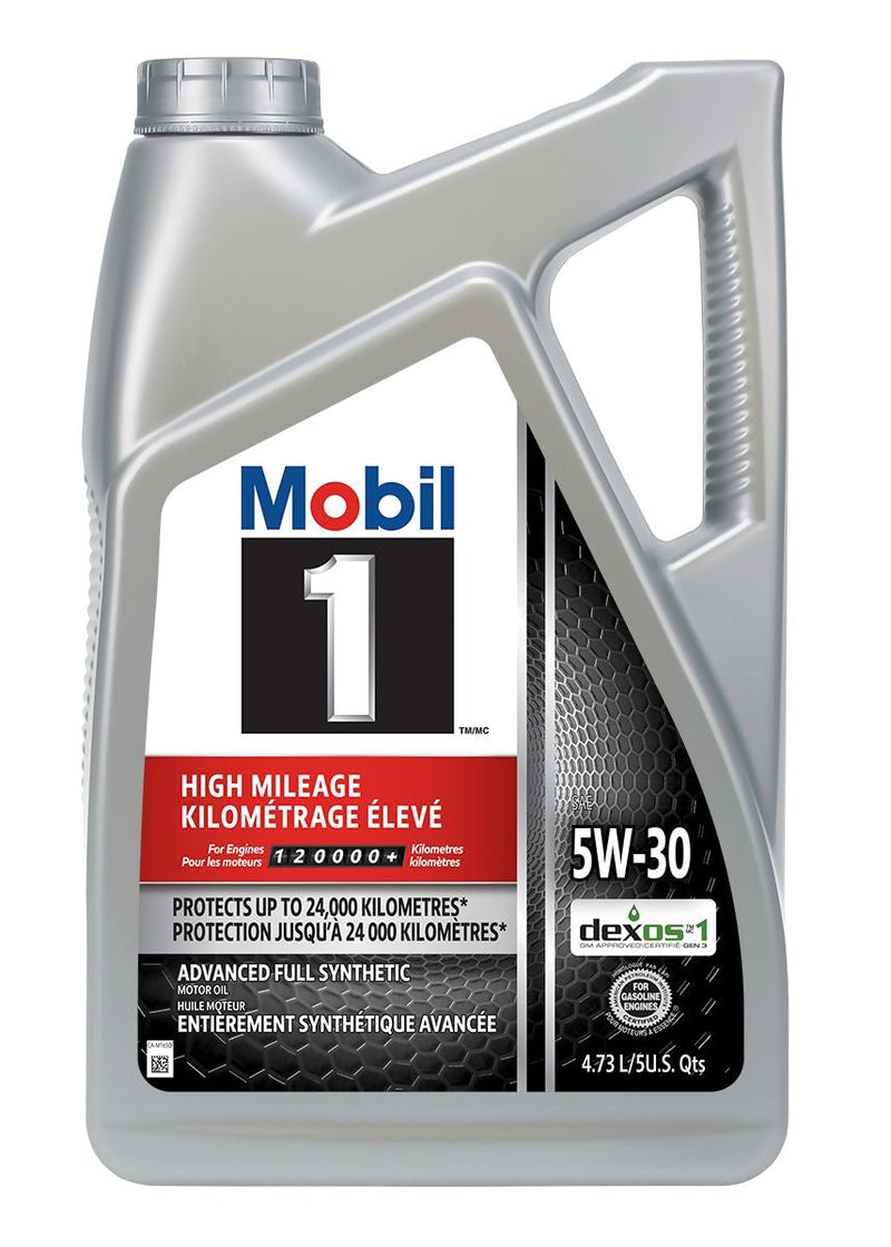 High Mileage 5W30 Synthetic Engine/Motor Oil, 4.73-L Z4638