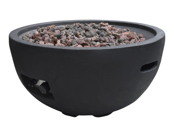 Jefferson Outdoor Gas-Fueled Fire Bowl with PVC Cover, 40,000 BTUs, 26 x 26 x 13-in T5517