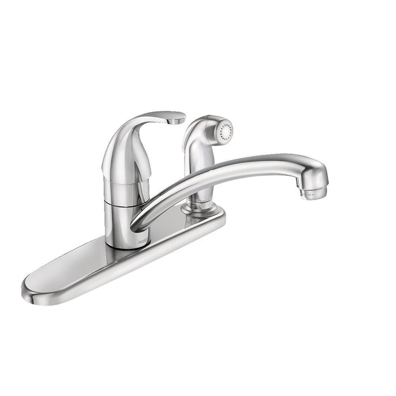 Adler Single Handle Kitchen Faucet with Spray, Chrome V3143