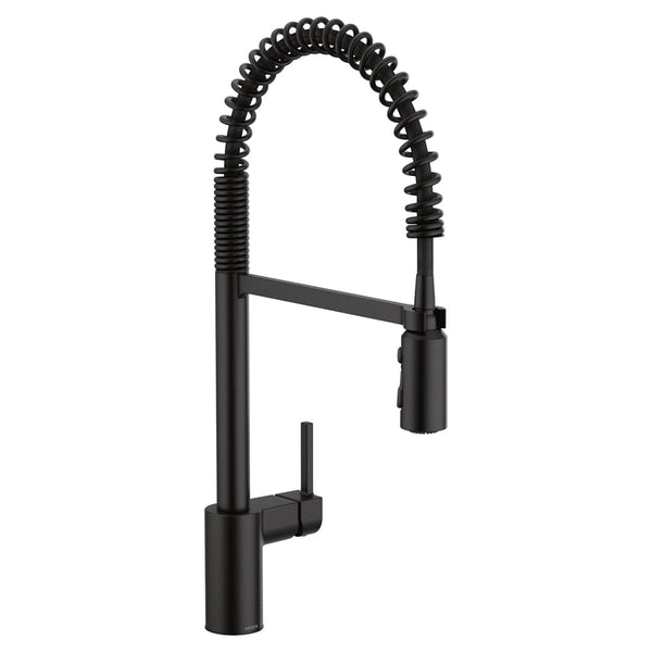 Align Single Handle High Arc Pull Down Sprayer Kitchen Faucet, Matte Black S1685
