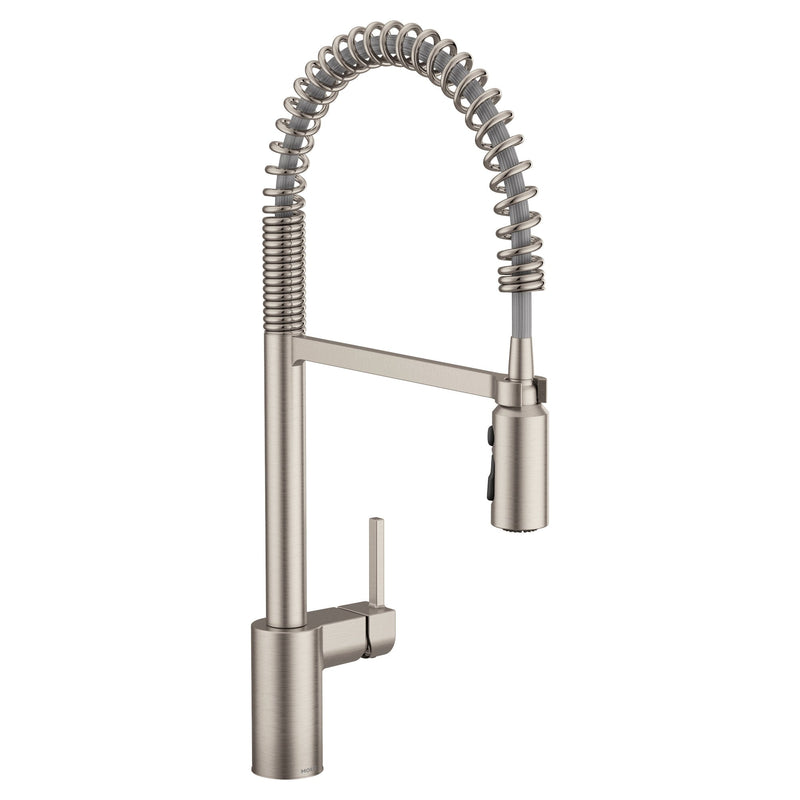 Align Single Handle Pre-Rinse Pull Down Spot-Resist Kitchen Faucet, Stainless Steel W5230