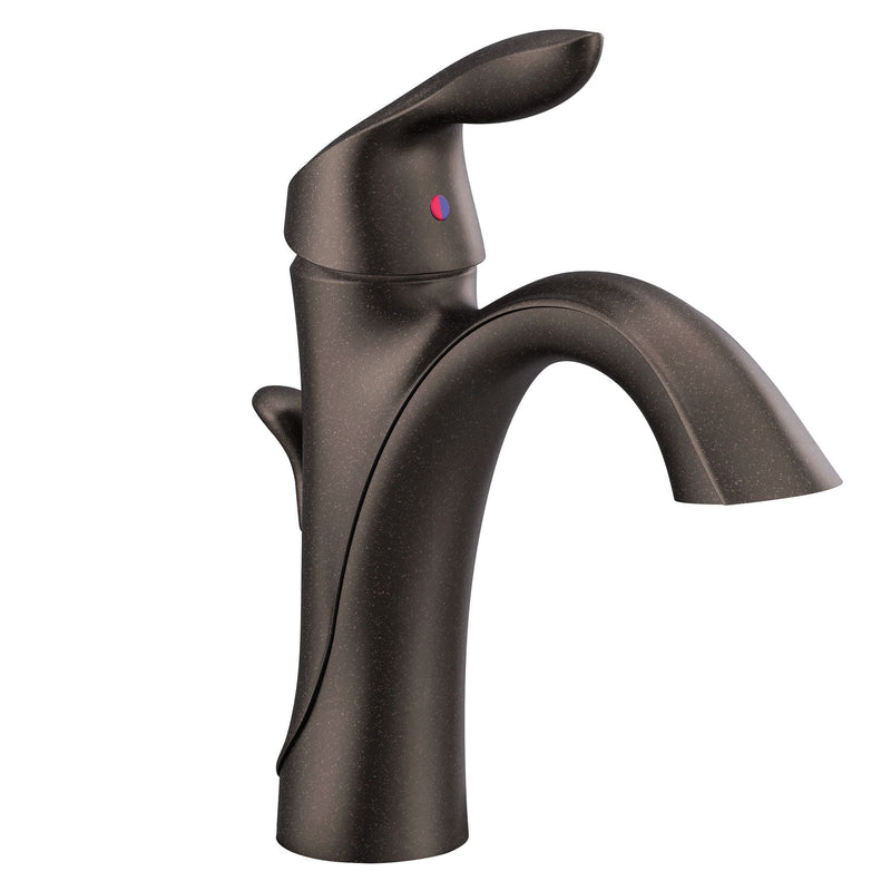 Align Single Handle Single Hole Bathroom Sink Faucet, Rubbed Bronze M8536