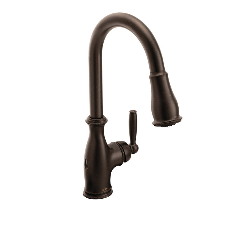Arbor Single Handle Touchless Sprayer Kitchen Faucet with & Power Clean, Oil Rubbed Bronze R3909