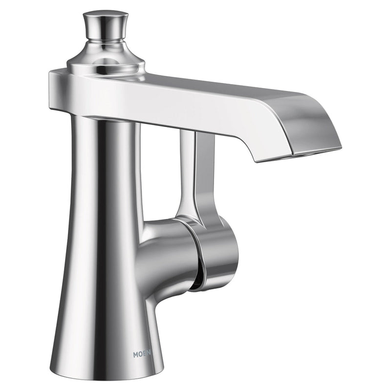Flara Single Handle Single Hole Bathroom Sink Faucet, Chrome M2331