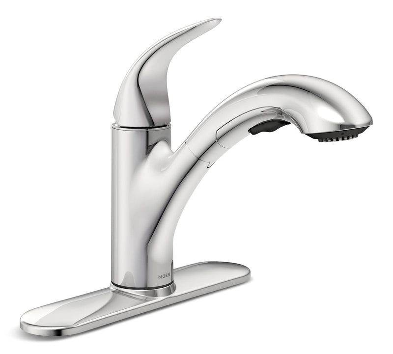 Medina Single-Handle Pull-Out Kitchen Faucet, Chrome R8350