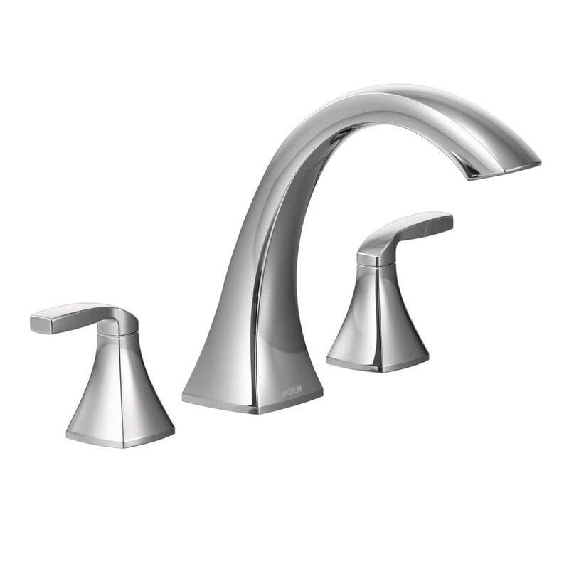 Voss 2-Handle Deck Mount Roman Tub Faucet Trim Kit, Valve Required, Chrome L0870