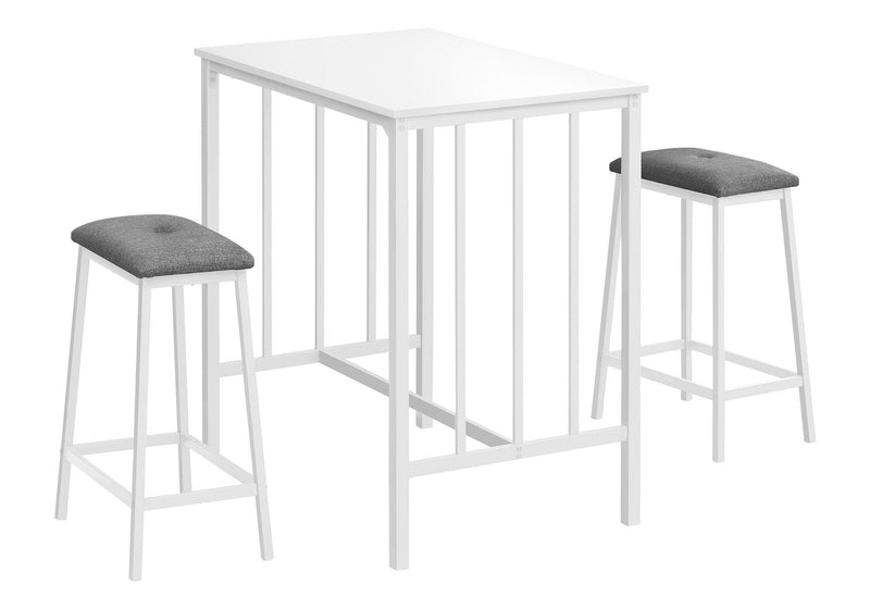 Specialties Contemporary Bistro Set, White, 3-pc U5399