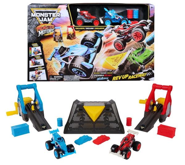 Monster Jam 1:64 Deluxe Light Up Playset O9141