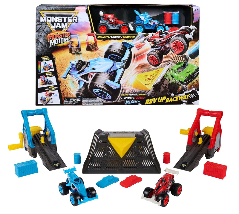 Monster Jam 1:64 Deluxe Light Up Playset O9141