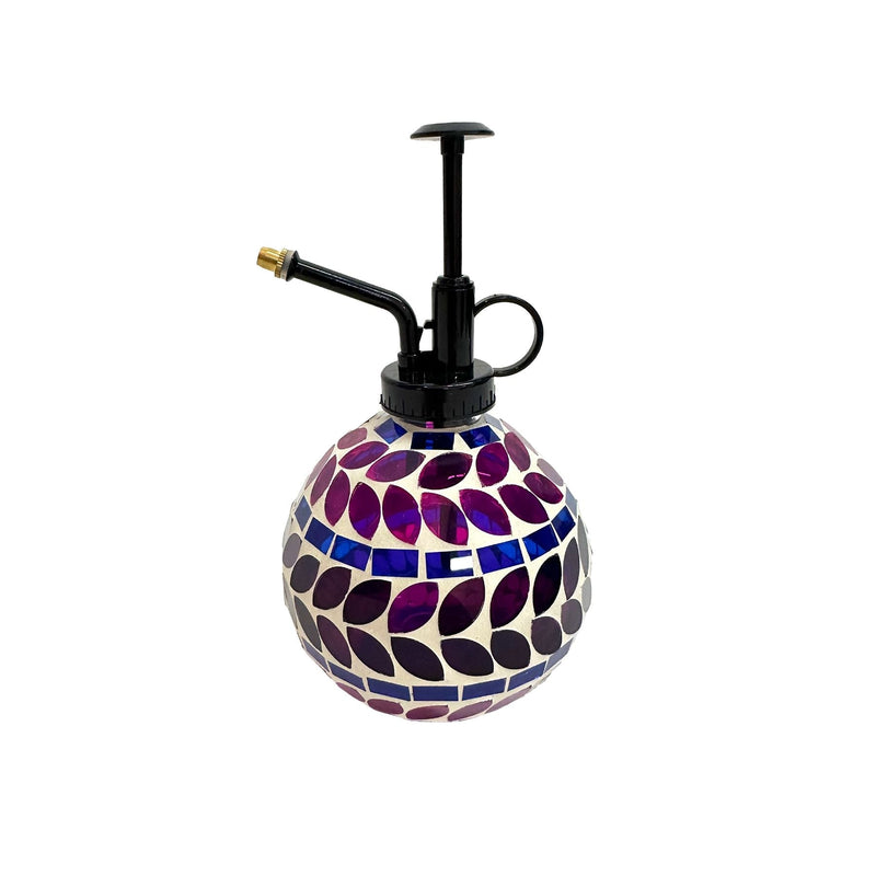 Mosaic Glass Plant Watering Mister, 10-oz Mist Spray Bottle for Indoor Plants D1259