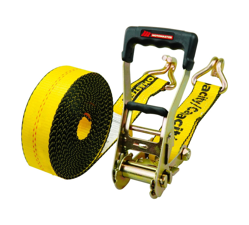 10,000-lb Ratchet Tie Down Strap, Abrasion Resistant, 2-in x 27-ft P2511