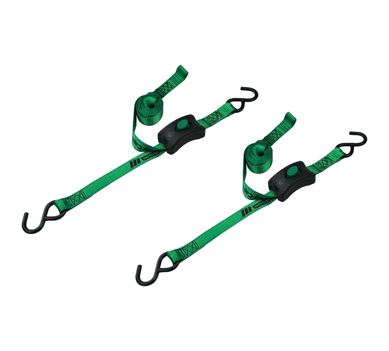 1,200-lb Cam Buckle Tie Down, Quick Release, 1-in x 6-ft, 2-pk B4335